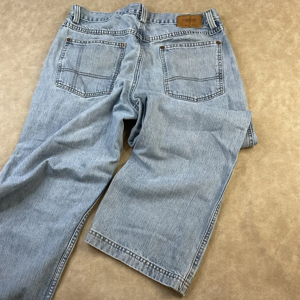Vintage OshKosh jeans Men Sz 36x30 Blue Denim Workwear 90s B' Gosh Retro